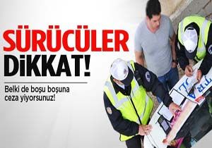 Uyar Levhas Yoksa, Trafik Cezas da Yok!